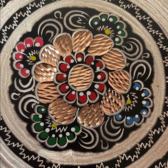 Handcrafted Copper Turkish Ceramic Coffee and Expresso Set with Tray - Picture 10 of 15